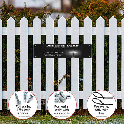 Slim Metal Tin Sign