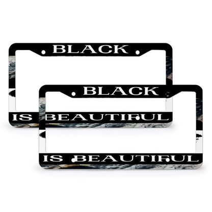 License Plate Frames with 4 Round Holes (1 Pair)