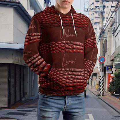 230gsm Men's Cool Hoodie with Double-layer Cap (All-Over Printing)