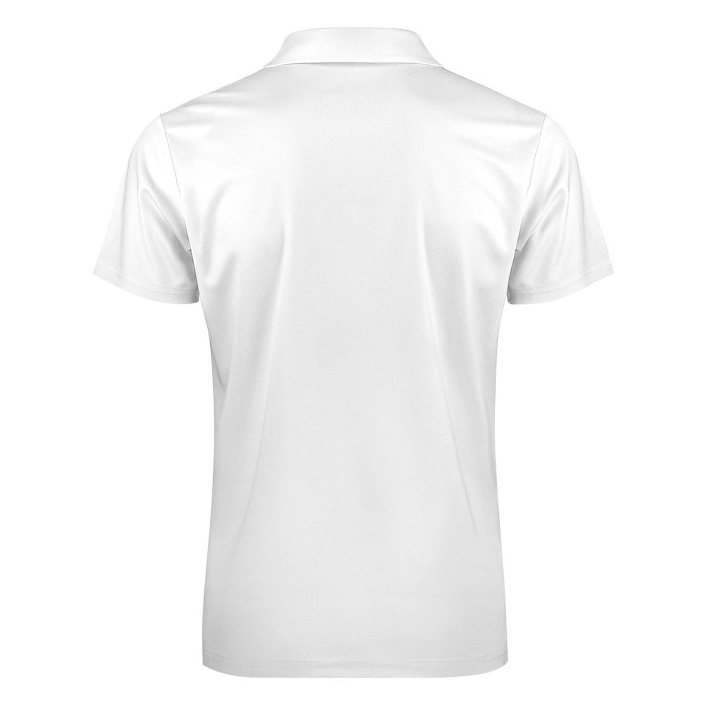 Men's Short Sleeve POLO Shirt with Zipper B470 (All-Over Printing)