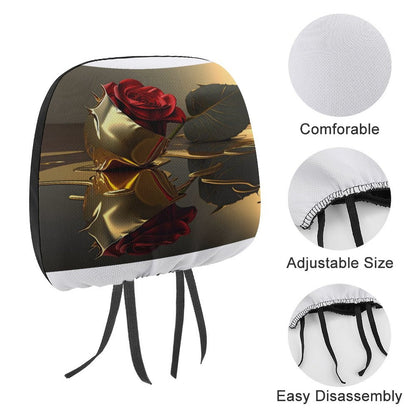 Custom Car Headrest Covers