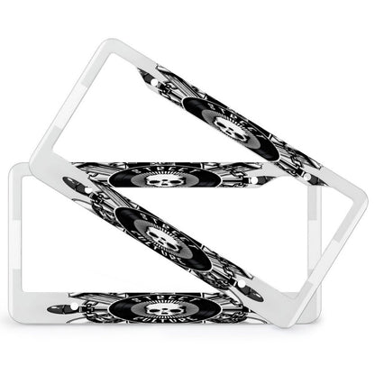 License Plate Frames with 4 Round Holes (1 Pair)