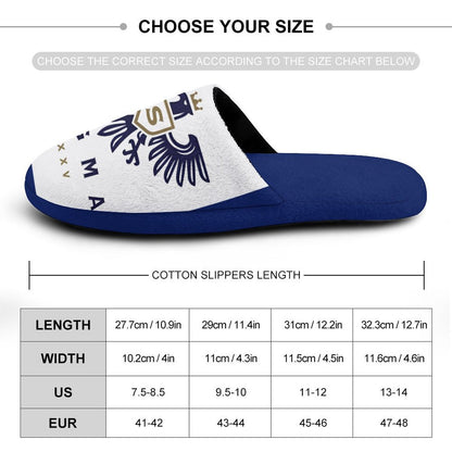 Flannel Men's Cotton Slippers
