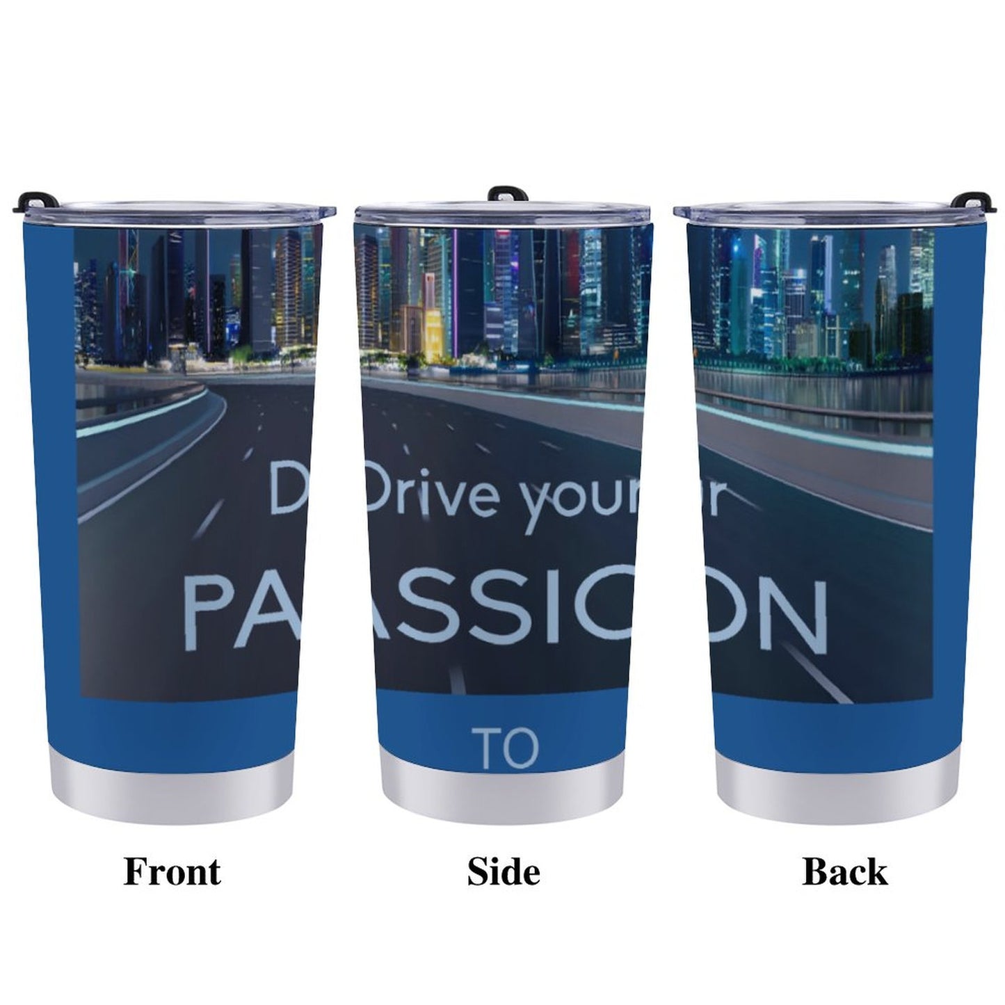 Car Travel Mug Set with Cleaning Kit (590ml/20oz)