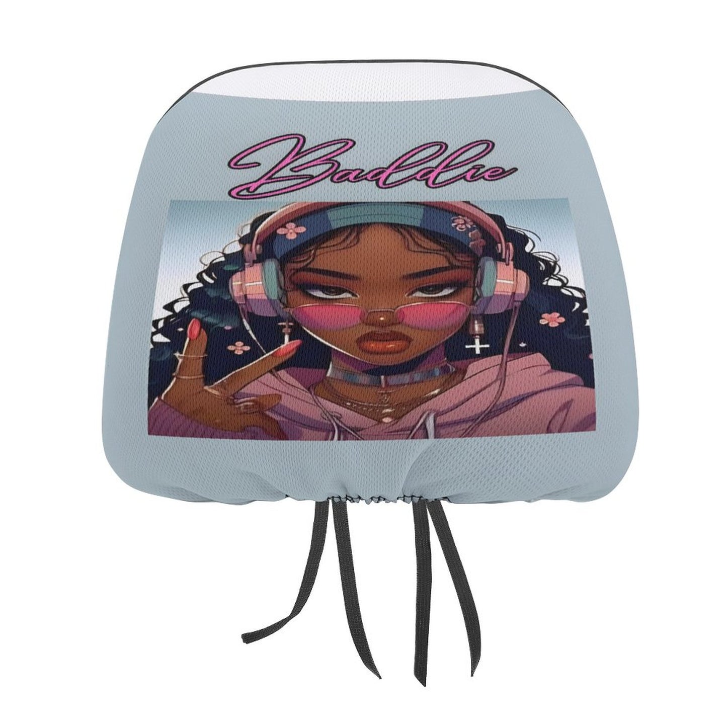 Custom Car Headrest Covers