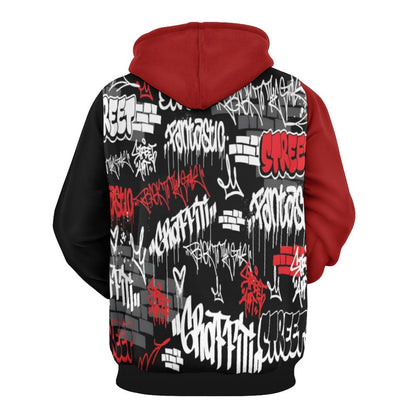 230gsm Men's Cool Hoodie with Double-layer Cap (All-Over Printing)
