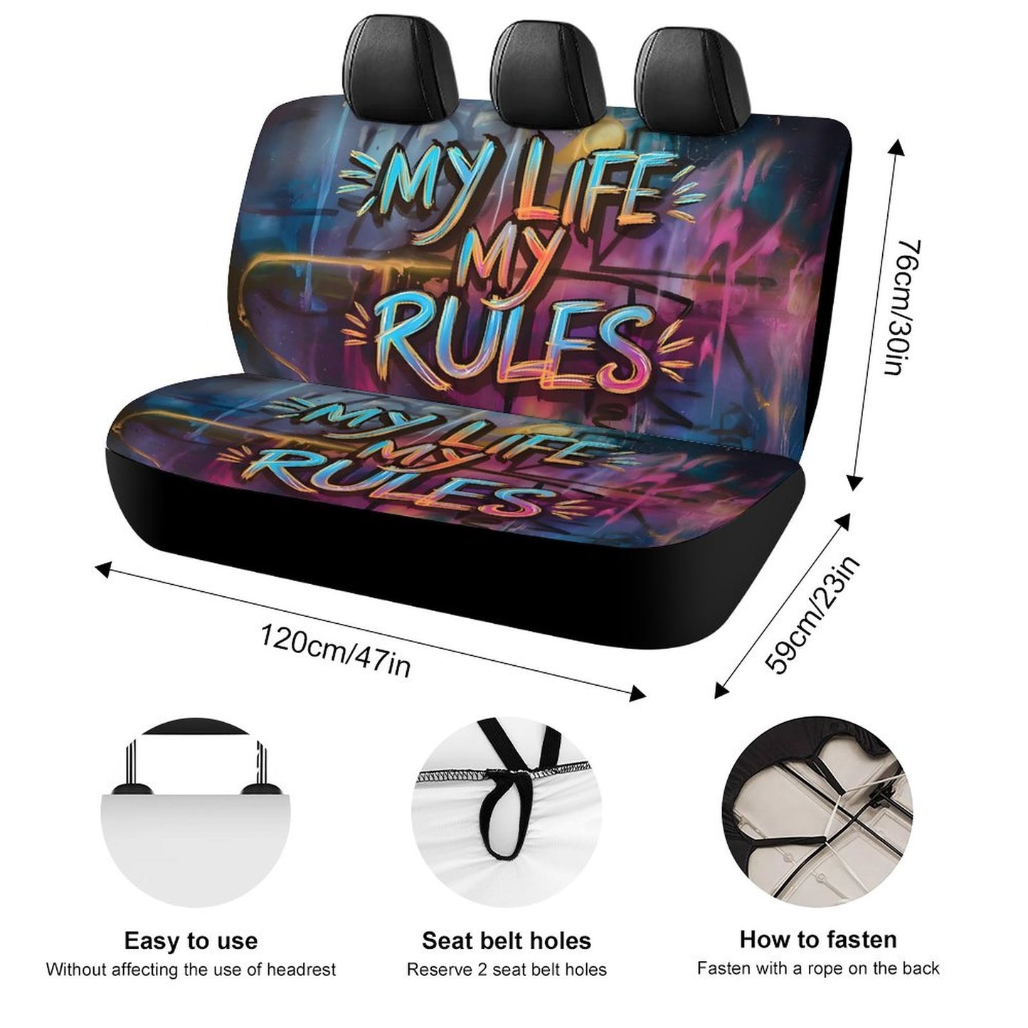 Back Seat Cover for Cars