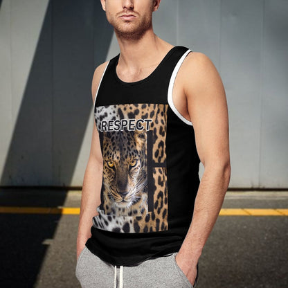 Men's Printed Vest BK (All-Over Printing)