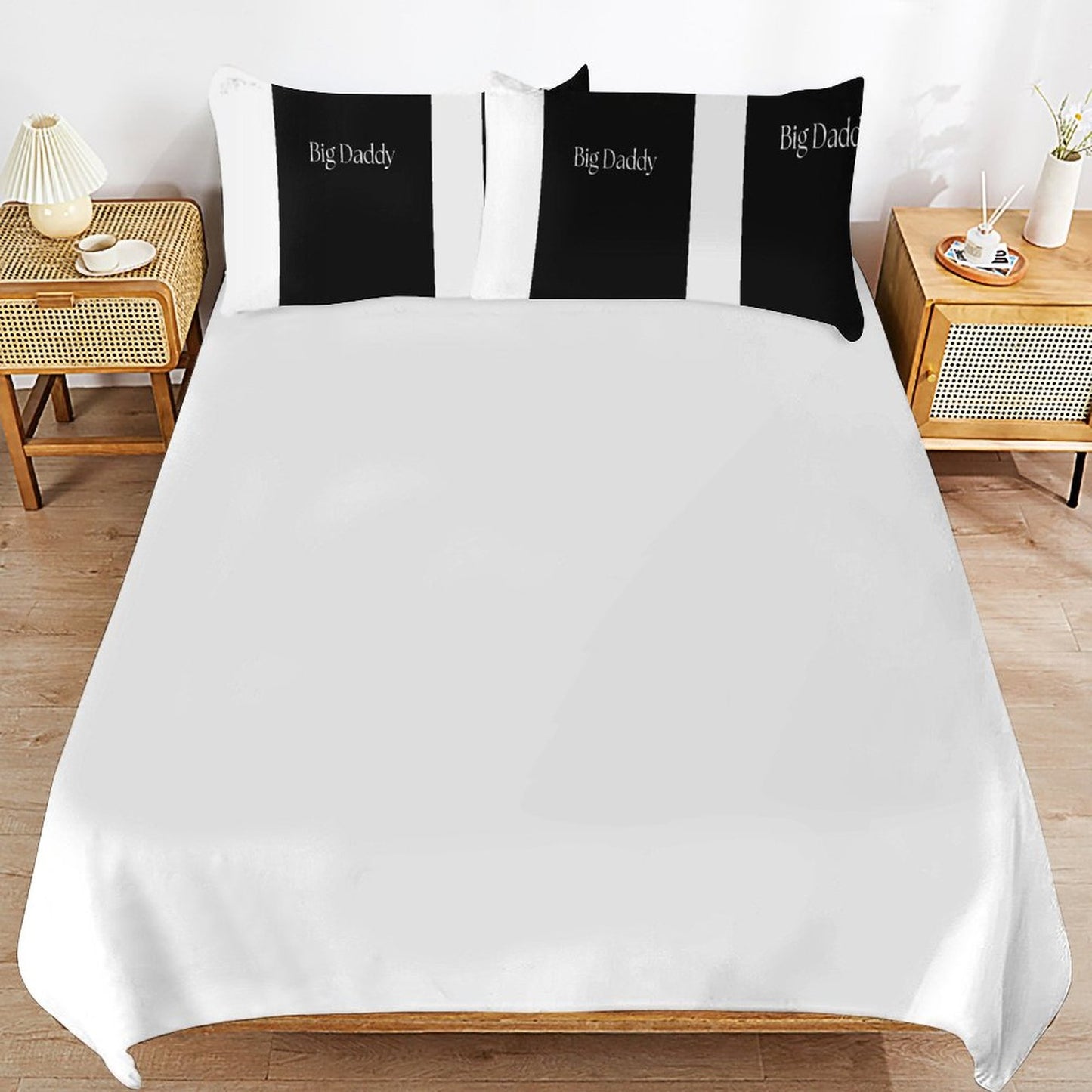 3-Piece Bedding Set-102"x90"/ 259x229cm (Dual-sided Printing)