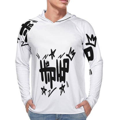 Men's Long Sleeve Hoodie NZ145 (All-Over Printing)