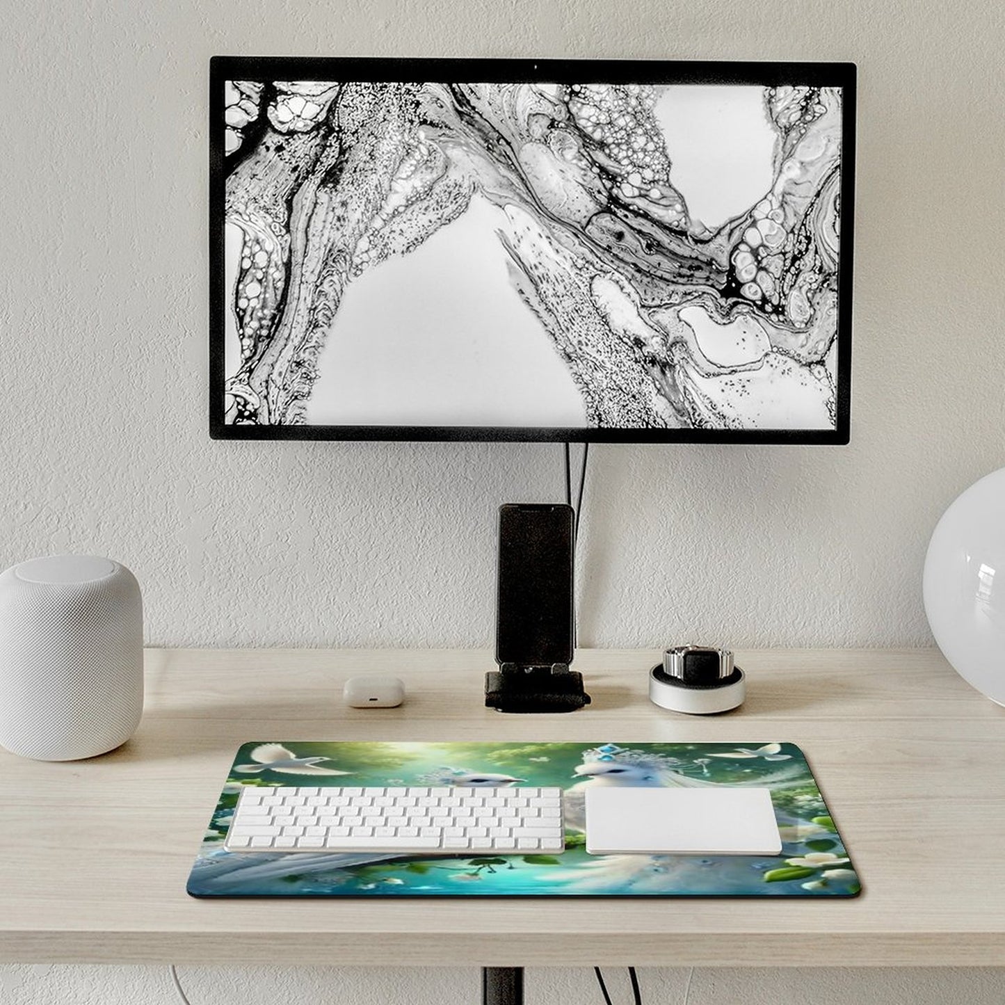 Large Desk Pad Protector without Stitched Edges-12''×24''/ 30x60cm