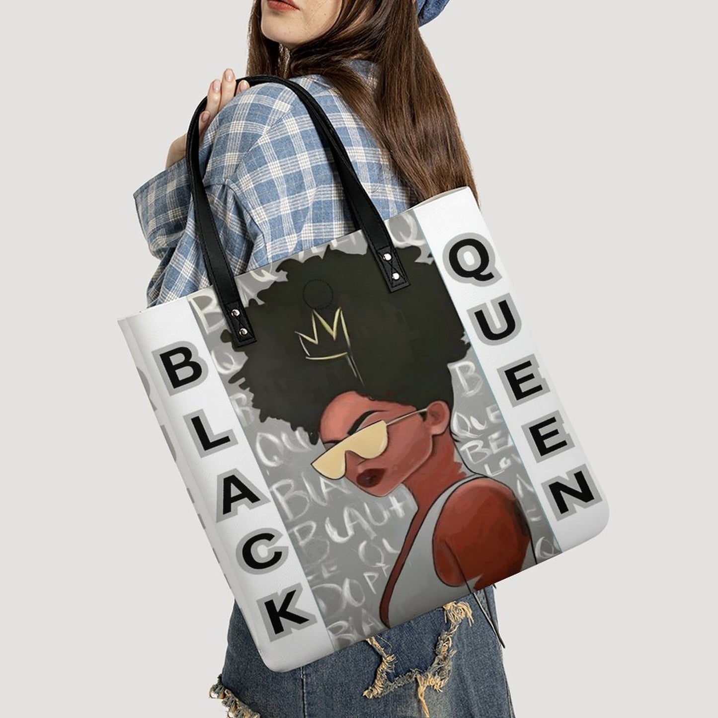 Leather Handbag(One-sided Printing)