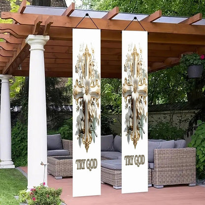 Hanging Door Banners (One-sided Printing)