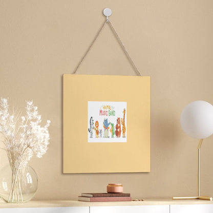 Square Wood Wall Decor Hanging Sign-12"x12"/30x30cm