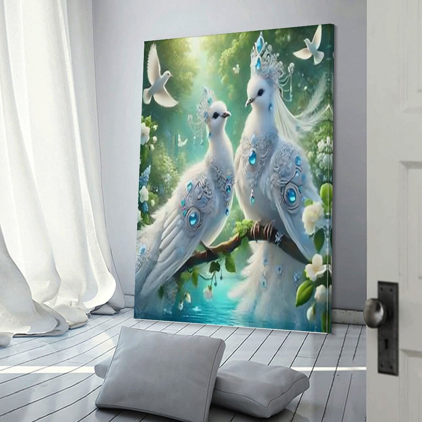 Framed Wooden Poster Hanging (Vertical 2:3)-8x12 inch