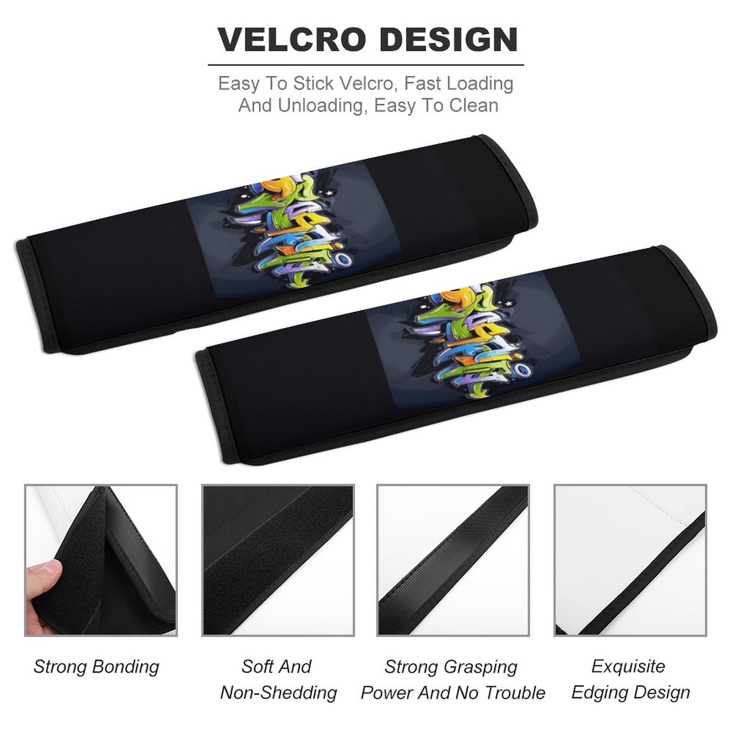 Car Seat Belt Shoulder Pad-GRAFFITI
