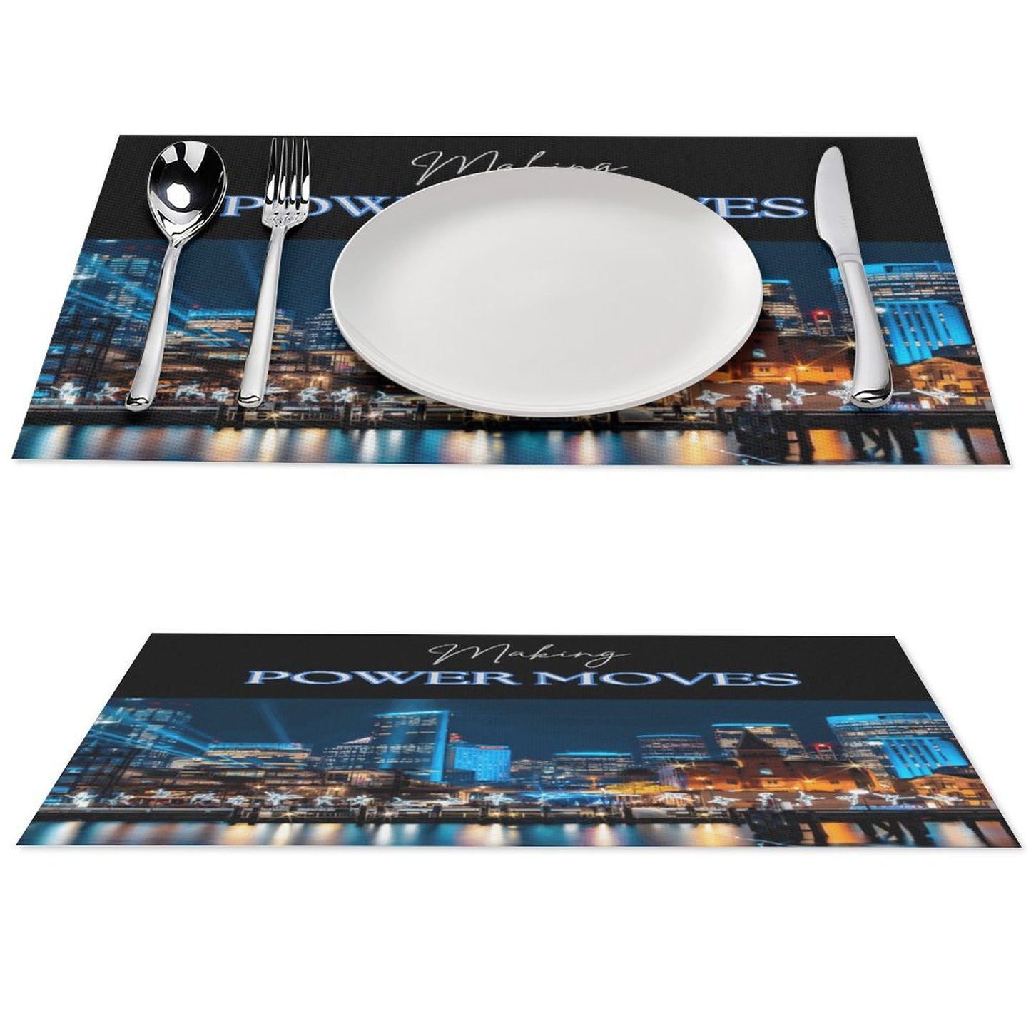 MAKING POWER MOVES PVC Placemats