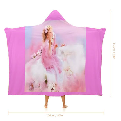 Wrap Hooded Blanket-60"x80"/ 150x200cm