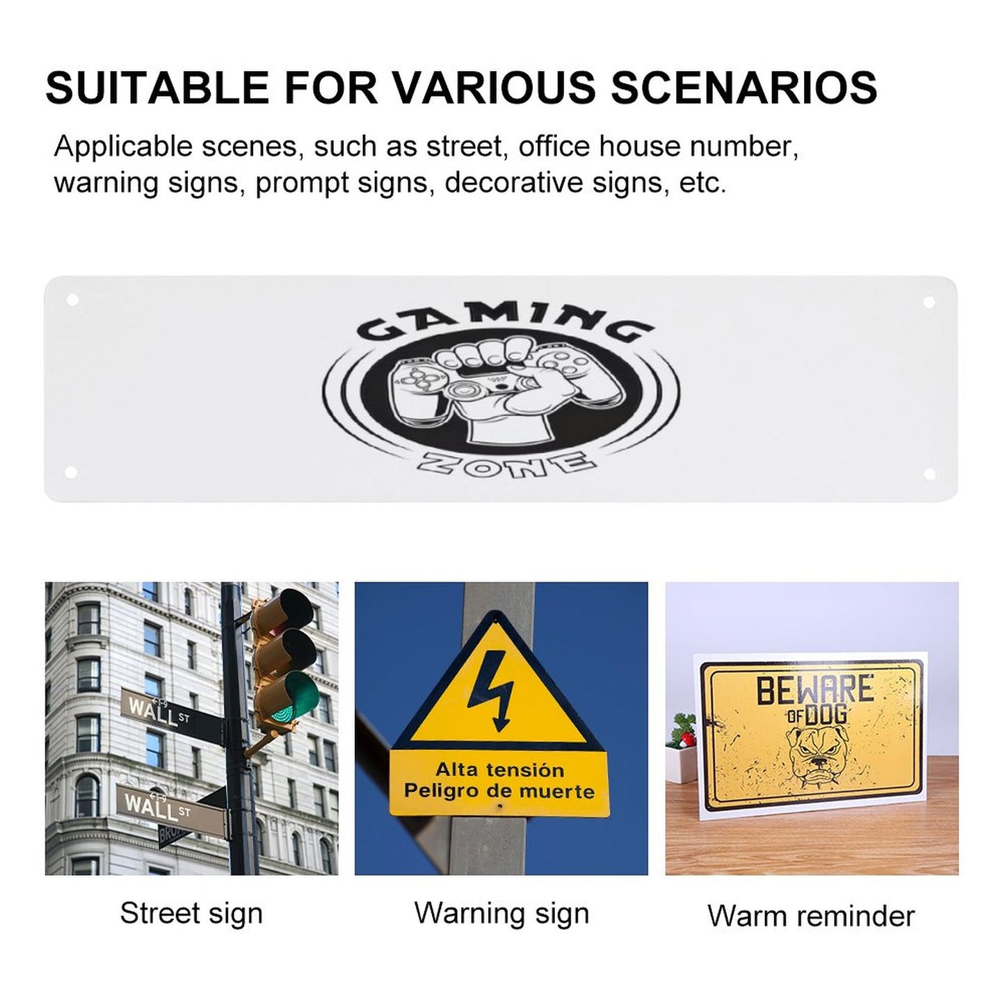 Slim Metal Tin Sign