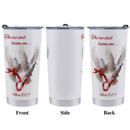 Car Travel Mug Set with Cleaning Kit (590ml/20oz)