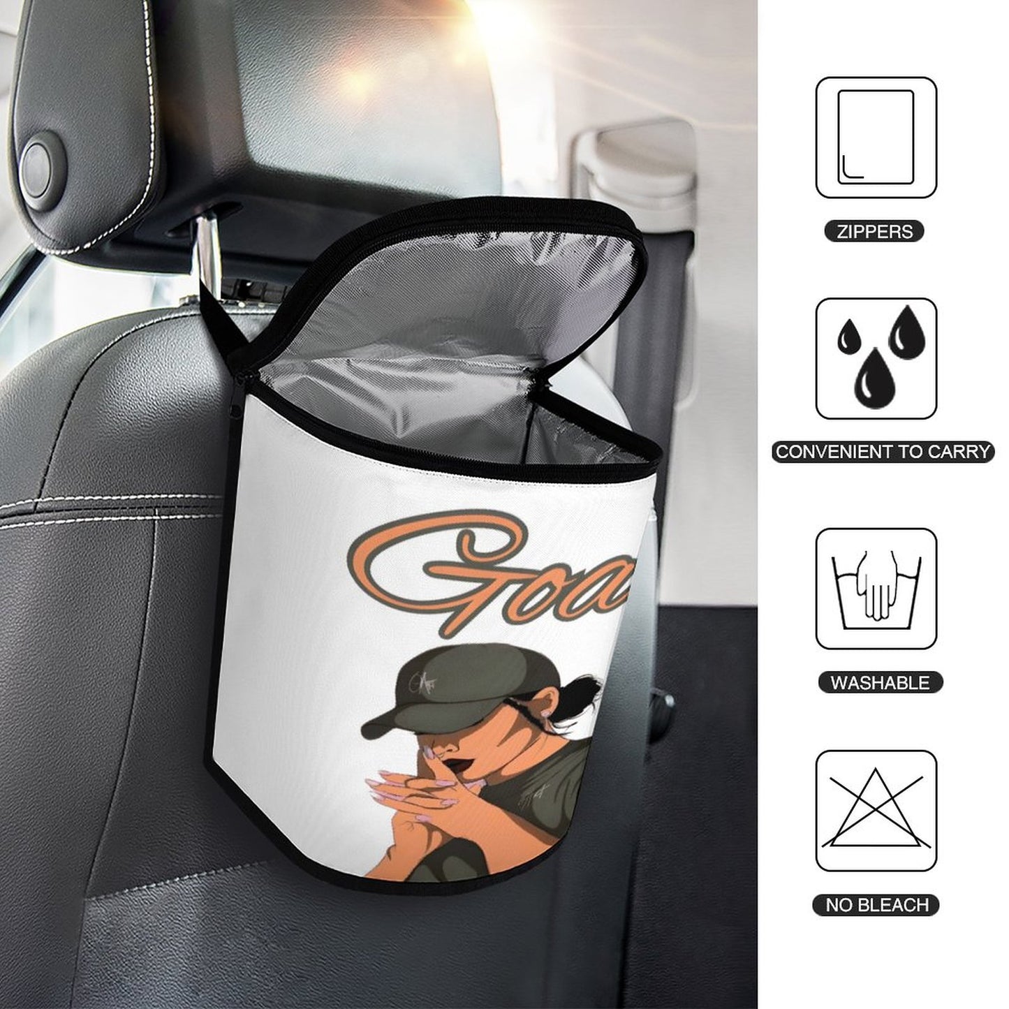 Collapsible Car Trash Bin
