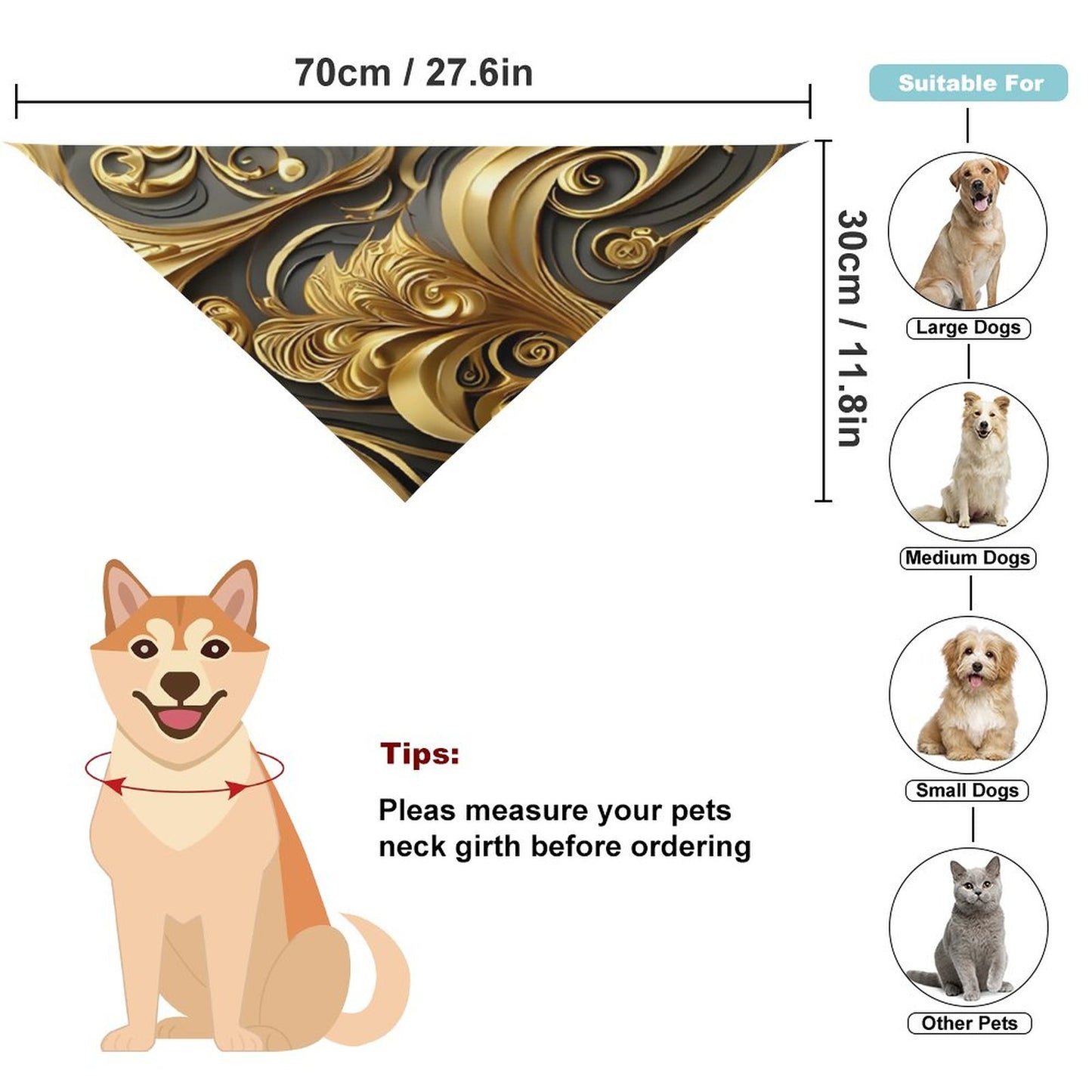 Customised Dog Bandana