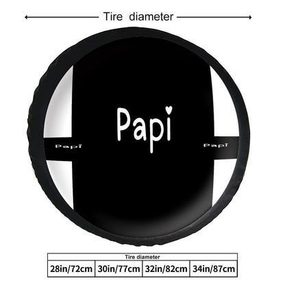 Leather Tire Cover(One-sided Printing)