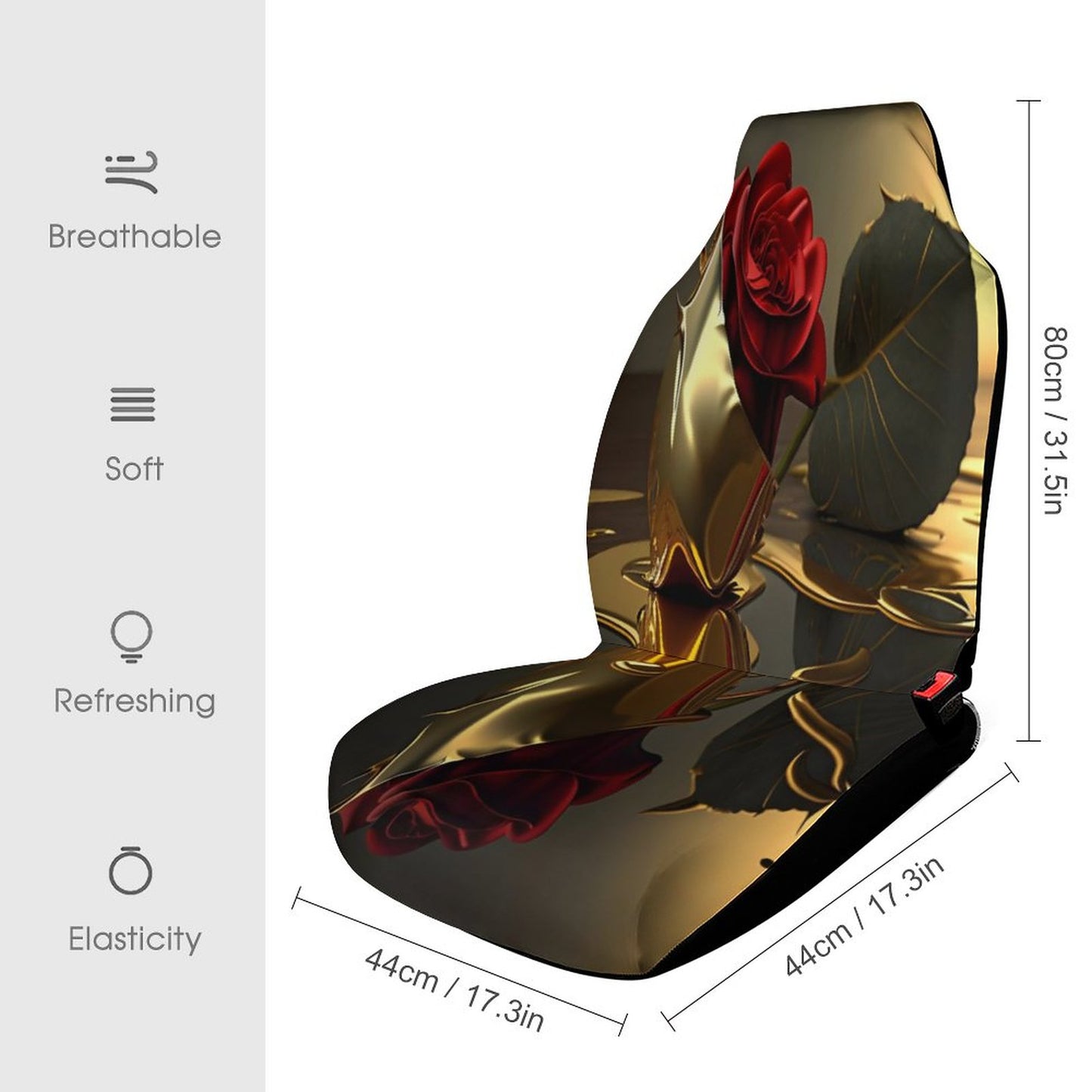 Car Seat Cover Protector-ROSE ON GOLD