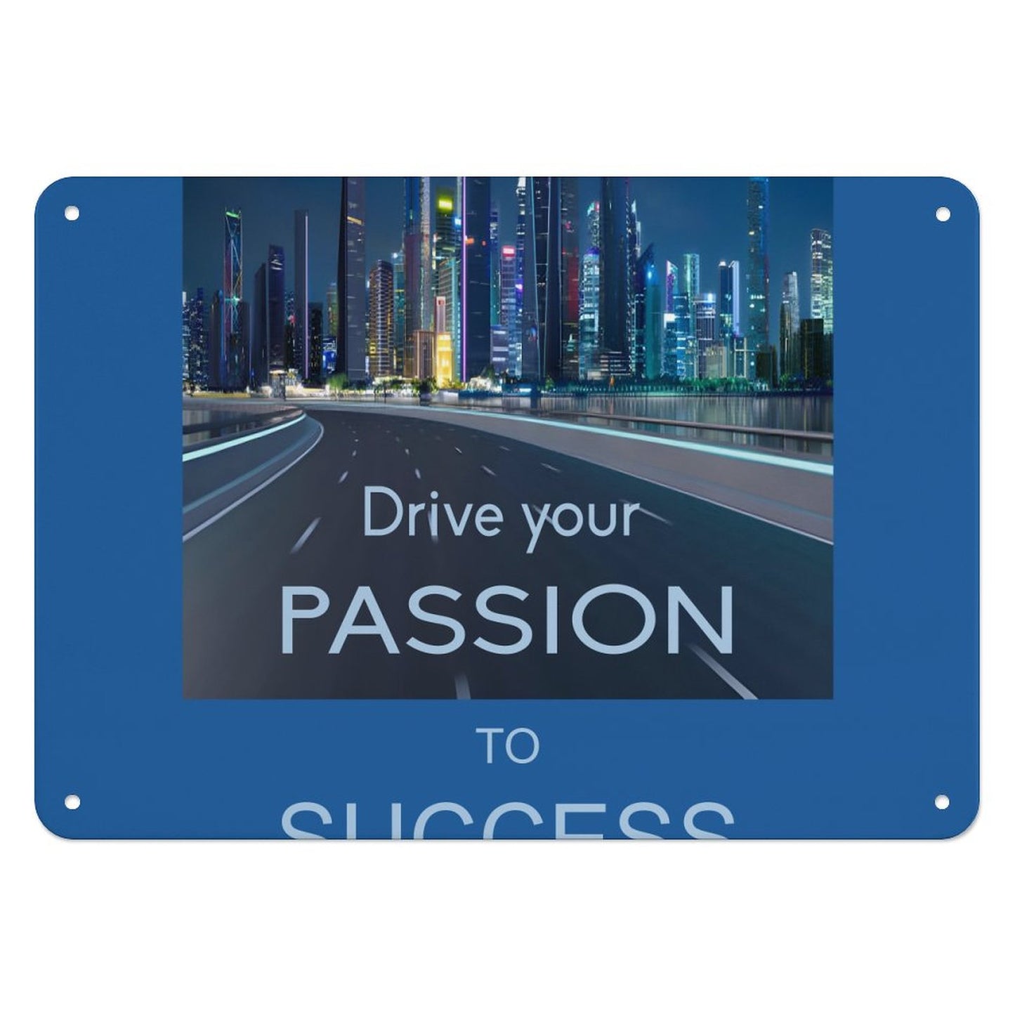 Horizontal Personalized Metal Wall Art Tin Sign-5.5"x7.9"/14x20cm