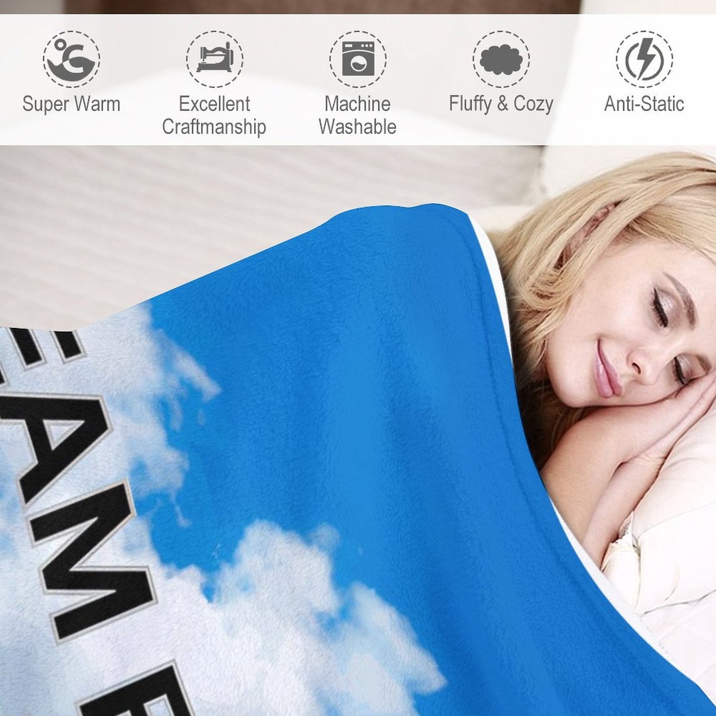 280gsm Flannel Blanket-70"x80" (Dual-sided Printing)
