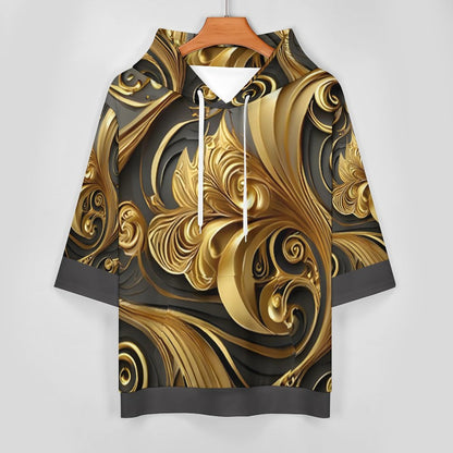 280gsm Half Sleeve Hoodie(All-Over Printing)