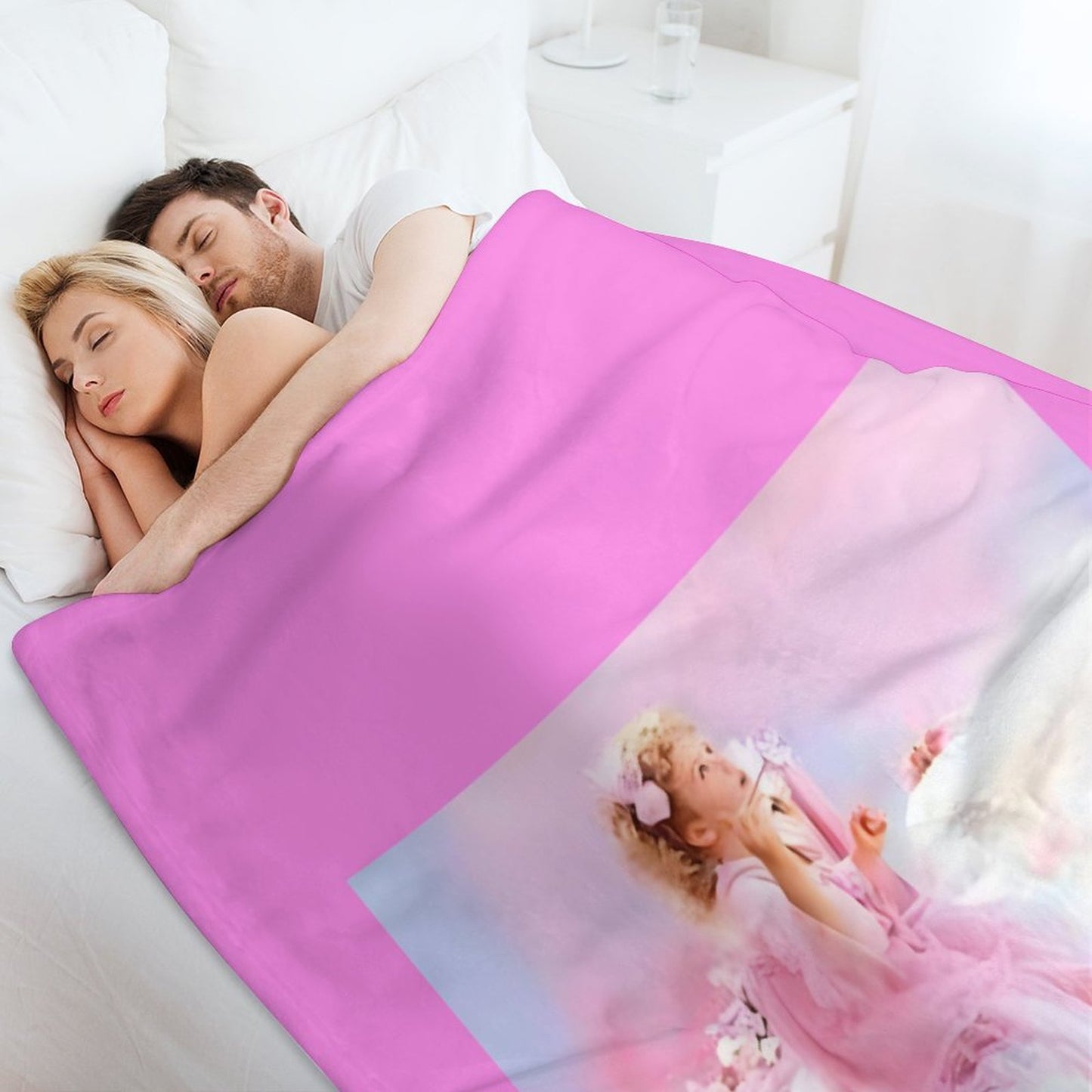 250gsm Flannel Throw Blanket-60"x80"