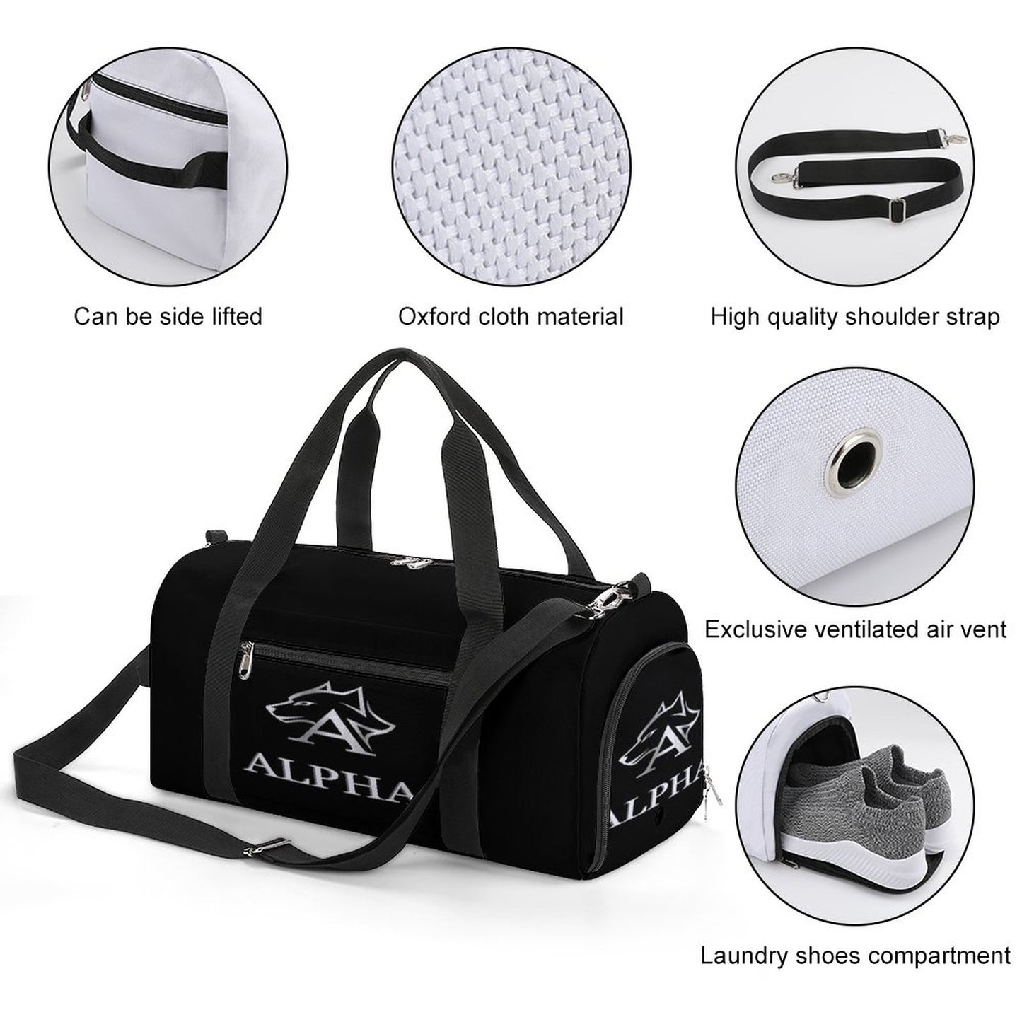 Gym bag A017 Large Capacity Sports Duffel