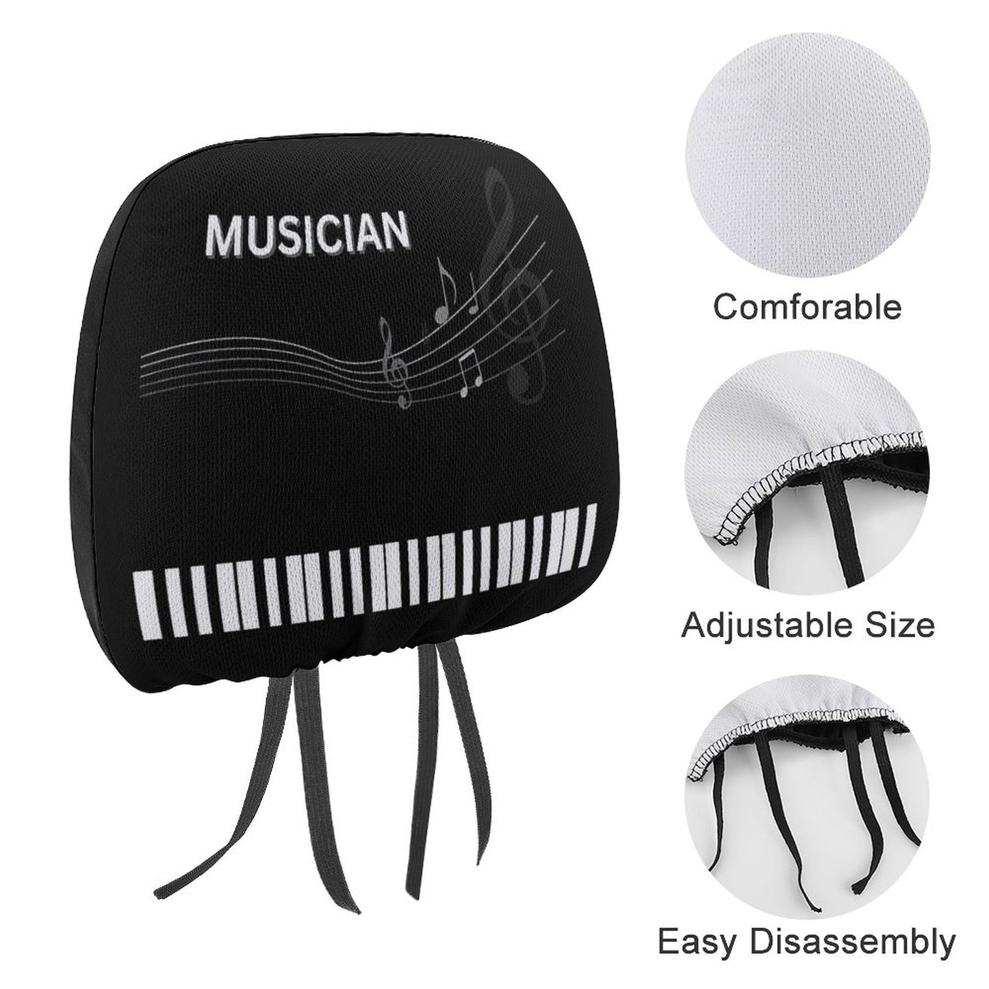 Custom Car Headrest Covers