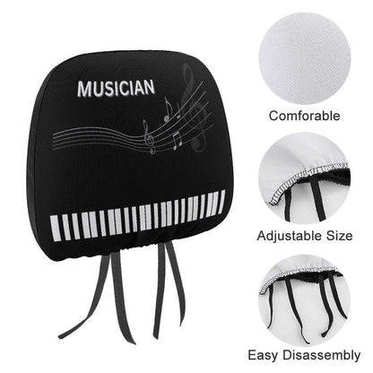 Custom Car Headrest Covers