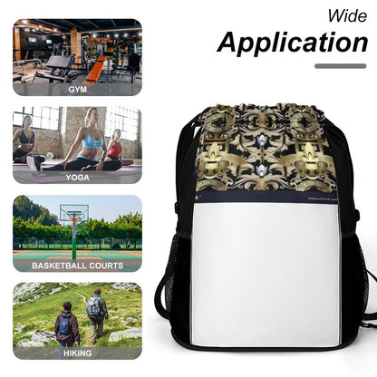 Waffle Cloth Sprots Drawstring Bag (Multi-Sites)
