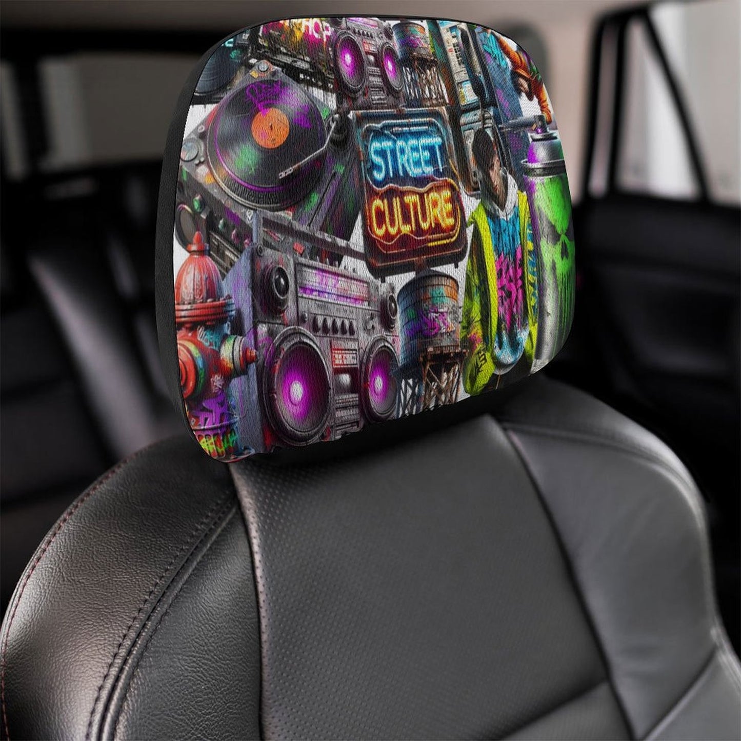 Custom Car Headrest Covers