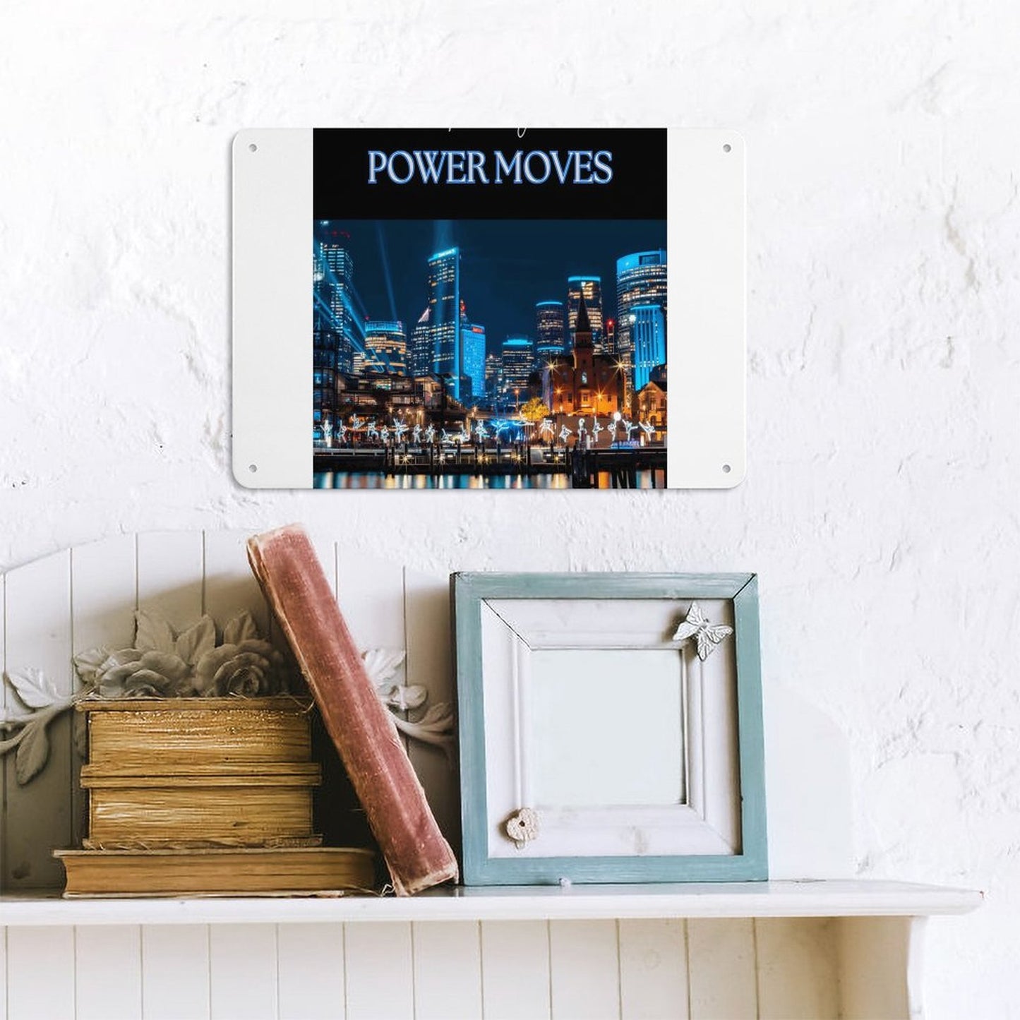 Horizontal Personalized Metal Wall Art Tin Sign-5.5"x7.9"/14x20cm