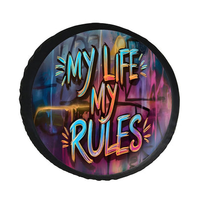 Leather Tire Cover(One-sided Printing)