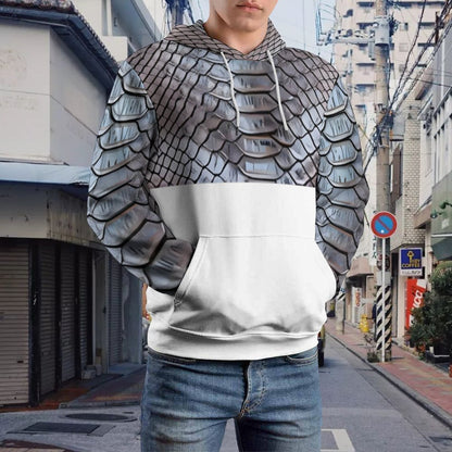 230gsm Men's Cool Hoodie with Double-layer Cap (All-Over Printing)