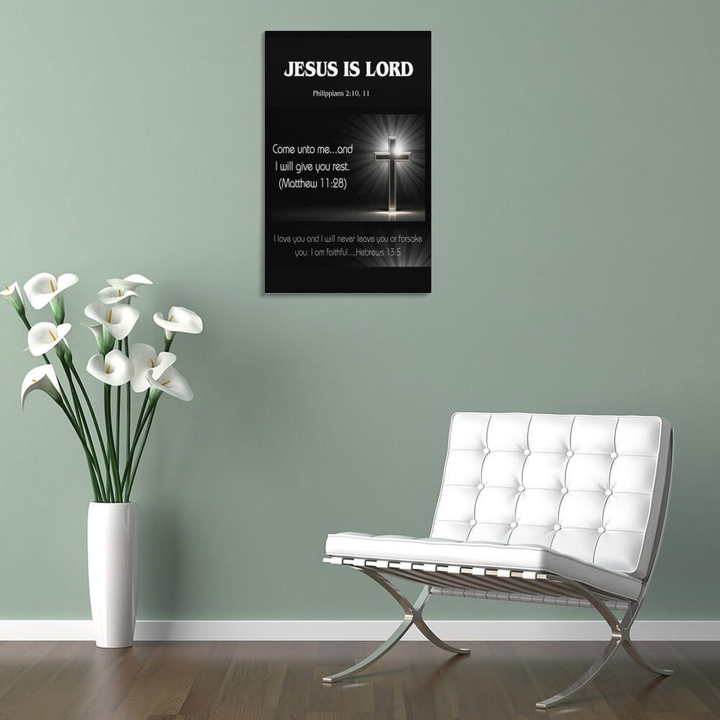 Framed Wooden Poster Hanging (Vertical 2:3)-8x12 inch