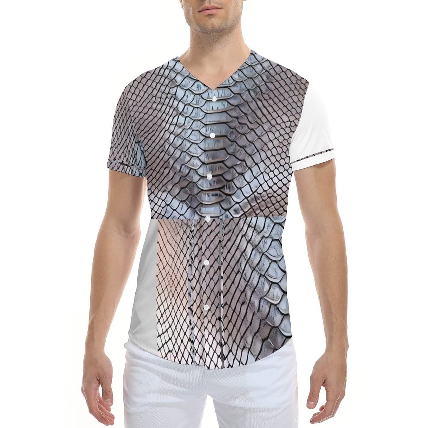 Short Sleeve Men's Baseball Batting Jacket J50T