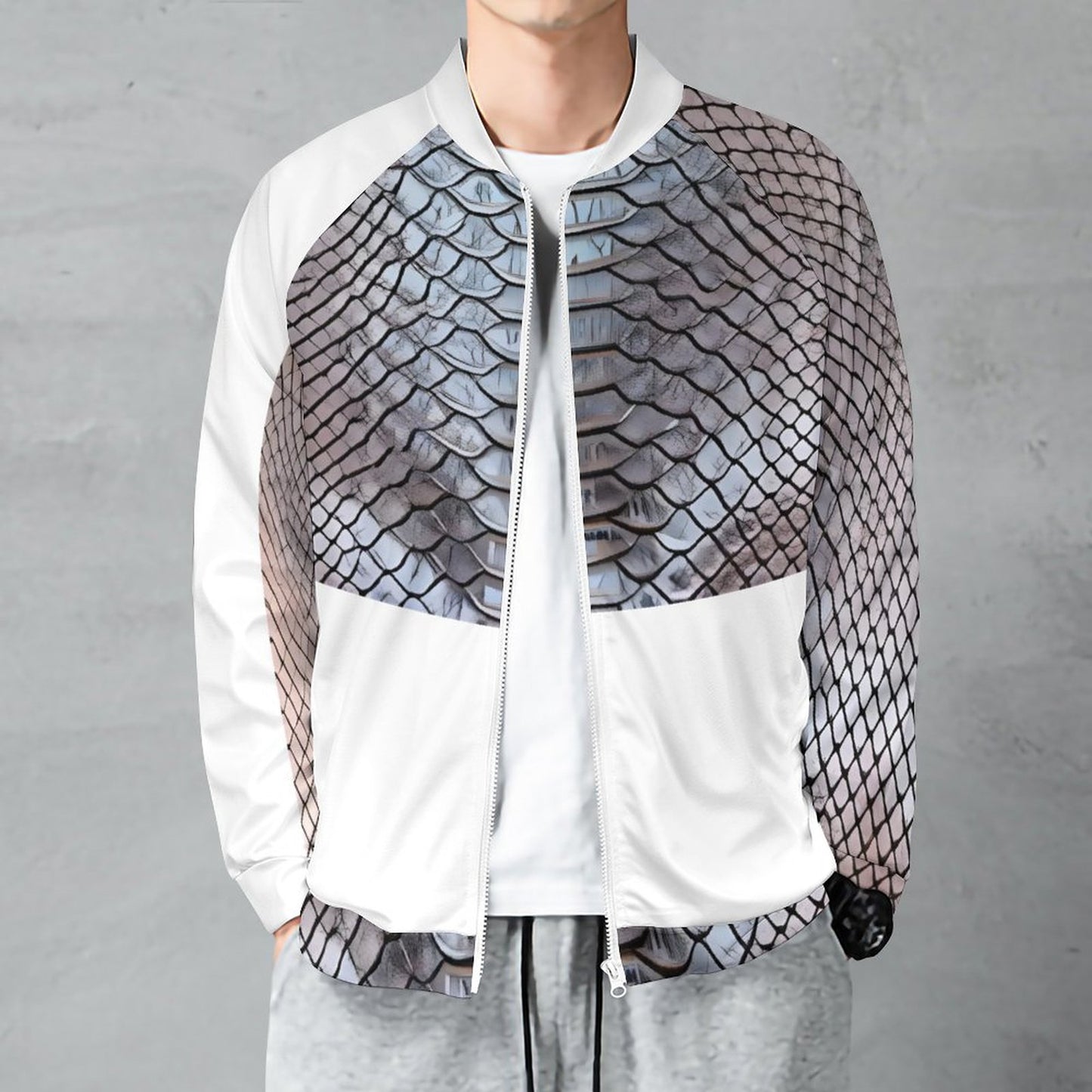 Raglan Zip-up Shirt WY10 (All-Over Printing)