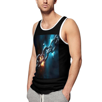 Men's Printed Vest BK (All-Over Printing)