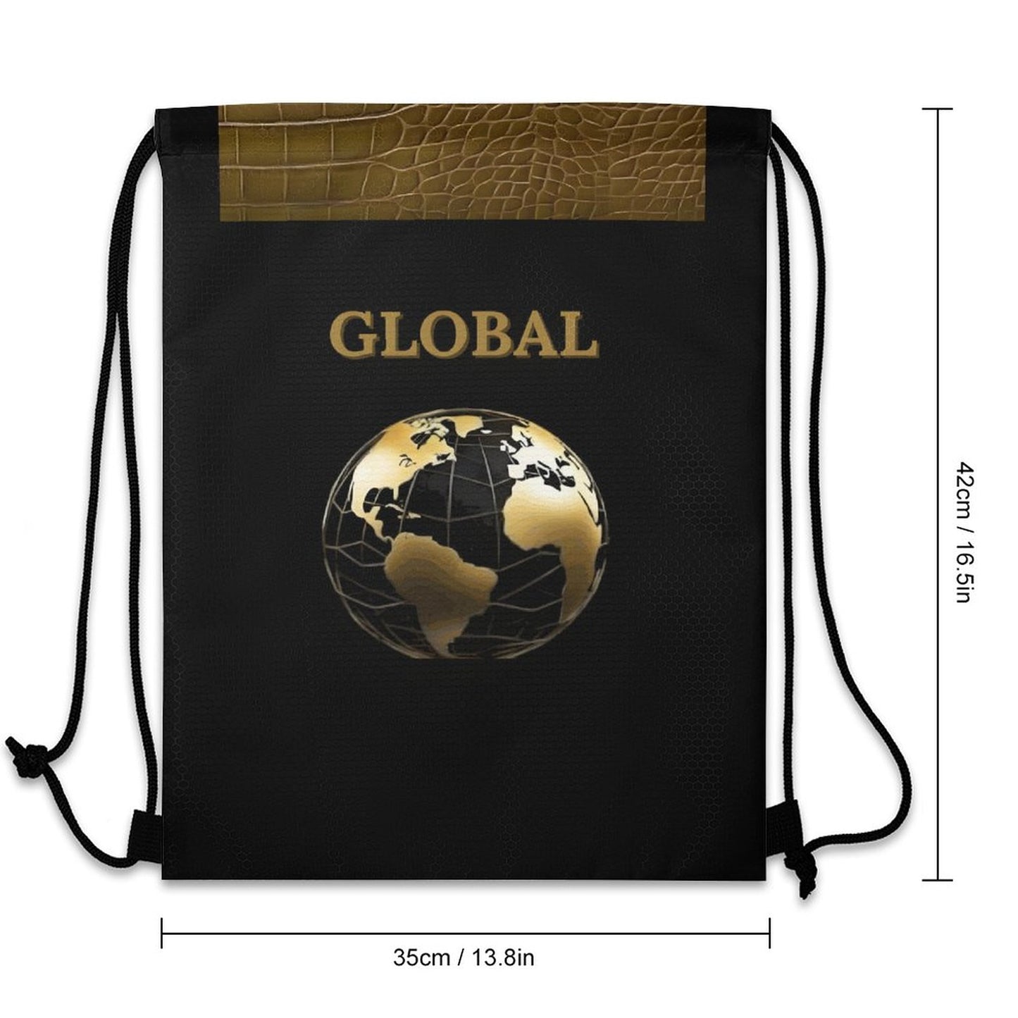 Custom Drawstring Bags with Waffle Cloth Designs