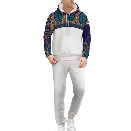 250gsm Imitation Cotton Hoodie & Joggers Set 4T03 (All-Over Printing)