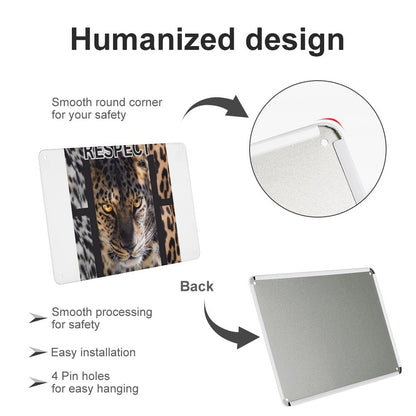Horizontal Personalized Metal Wall Art Tin Sign-5.5"x7.9"/14x20cm