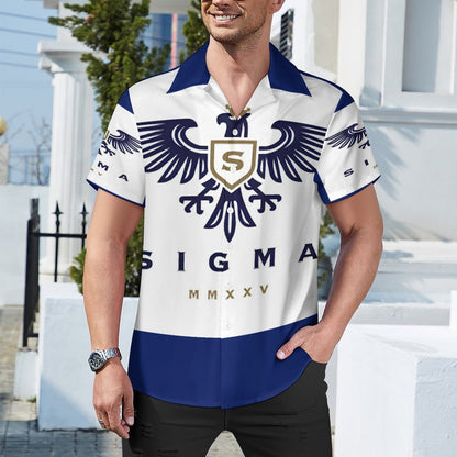 Men's Short Sleeve Hawaiian Print Shirt with Cuban Collar AY006 (All-Over Printing)