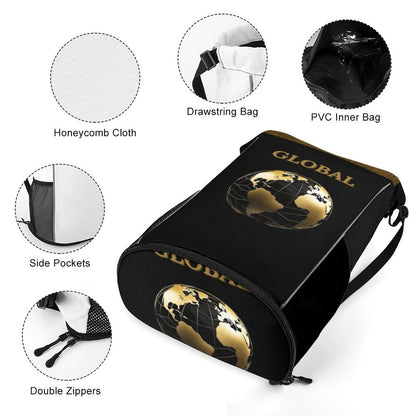 Waffle Cloth Drawstring Bag