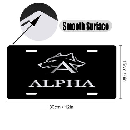 Car License Plate-11.8”x5.9”